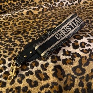 Black & Tan Purse Strap